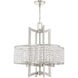 Grammercy 4 Light 22 inch Brushed Nickel Chandelier Ceiling Light