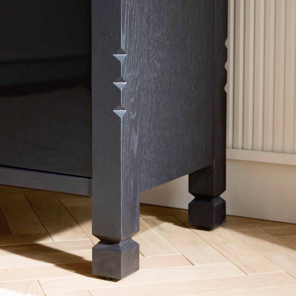 Jericho Black and Ebony Cabinet