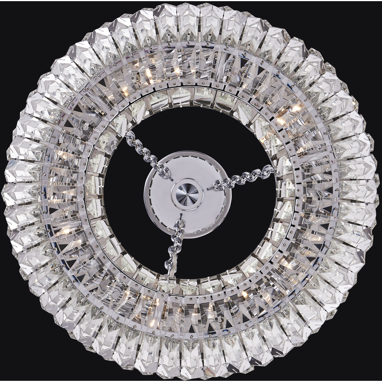 Circolare 5 Light 18 inch Polished Chrome Pendant Ceiling Light