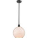 Ballston Large Farmhouse Chicken Wire 1 Light 10 inch Matte Black Pendant Ceiling Light, Ballston