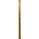 Lillian 64 inch 150.00 watt Gold Leaf Floor Lamp Portable Light