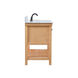 Clement 42 X 22 X 34.13 inch Natural Wood Bathroom Vanity Cabinet