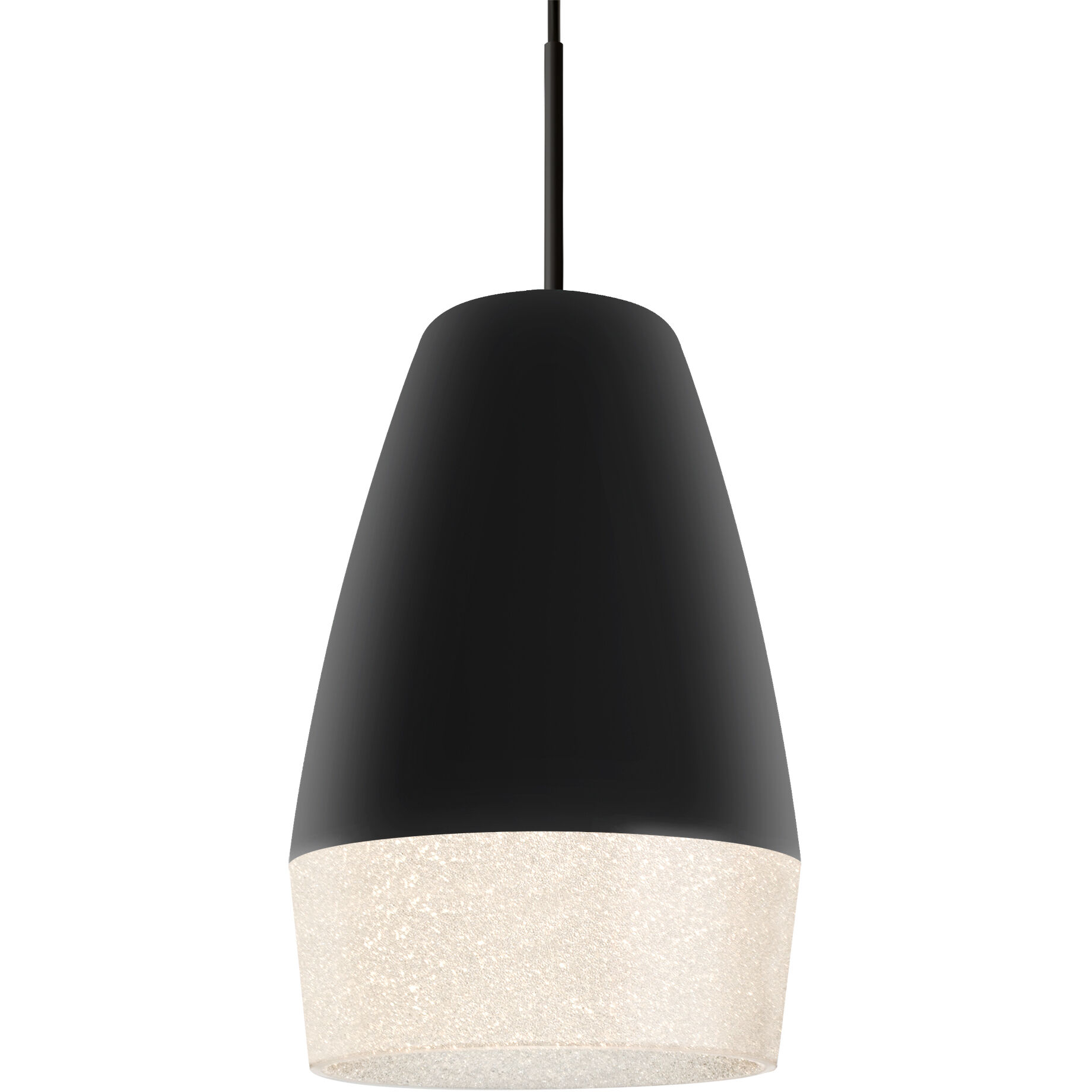 Abu 12 LED Black Cord Pendant Ceiling Light