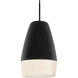 Abu 12 LED Black Cord Pendant Ceiling Light