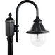 Orion 1 Light 94.63 inch Black Post Light, Solar