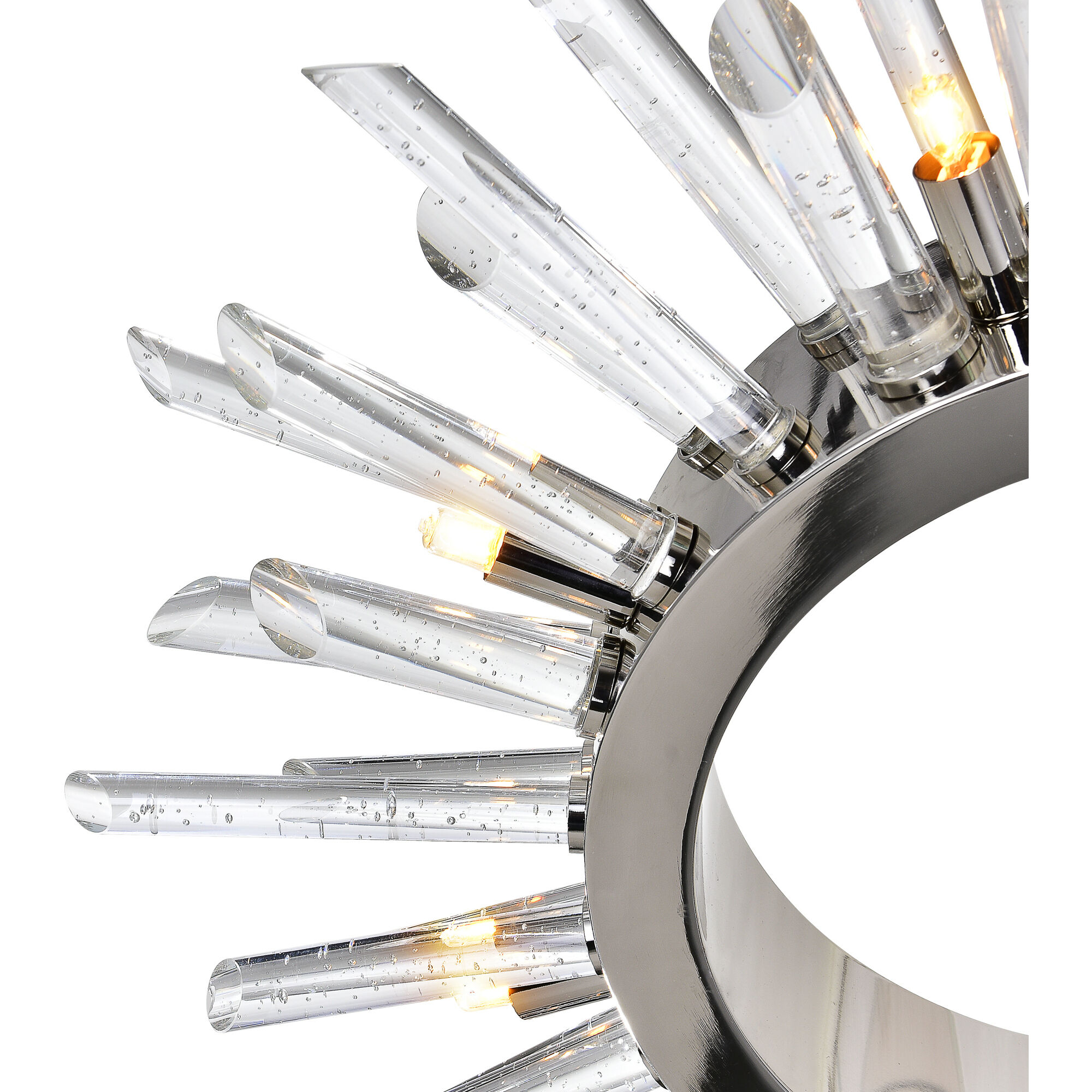 Thorns 8 Light 25 inch Polished Nickel Chandelier Ceiling Light