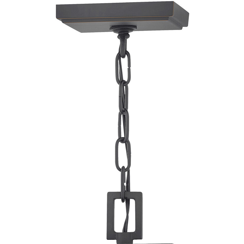 Arcadia 1 Light 8.75 inch Aged Copper Bronze Outdoor Hanging Lantern