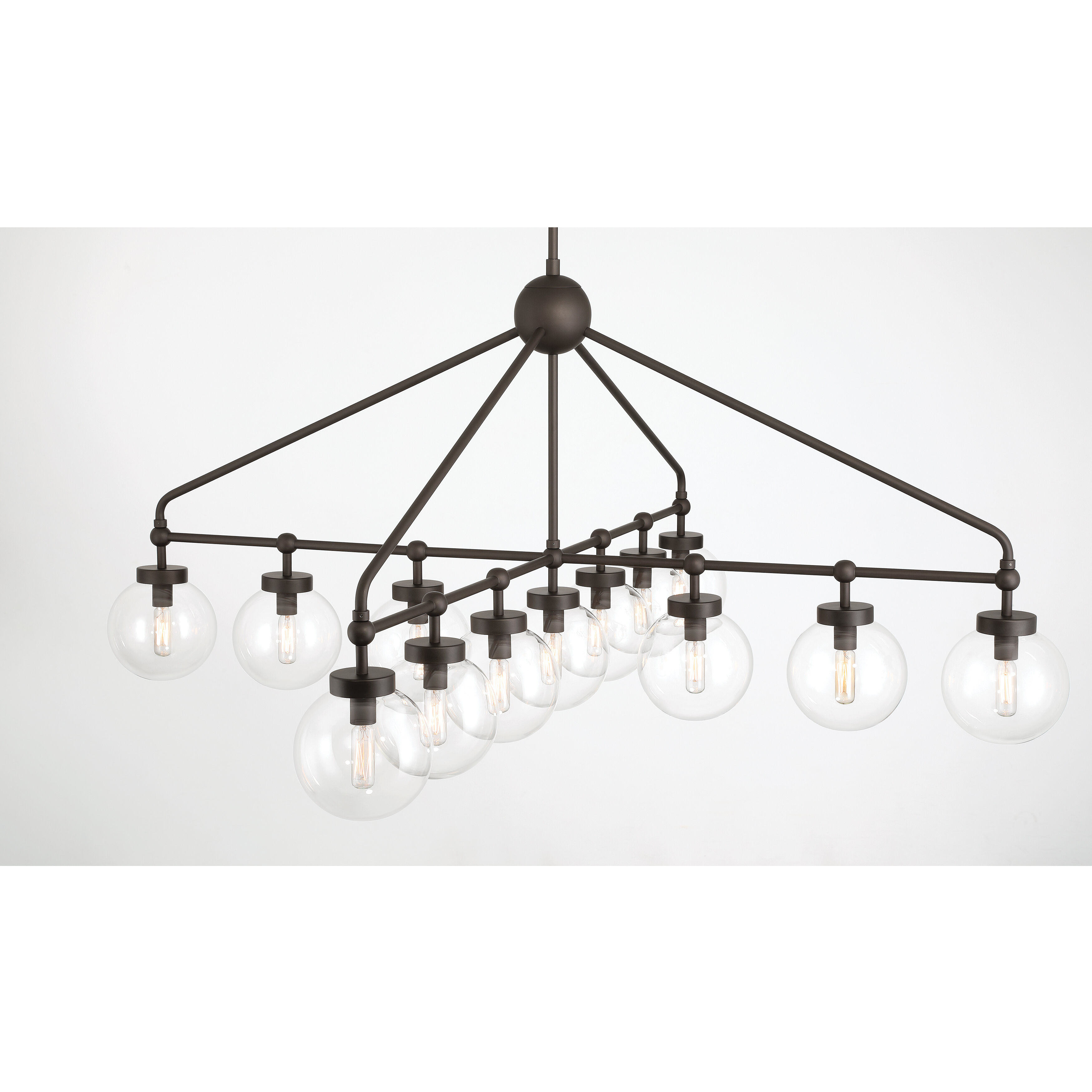 Stella 13 Light 52 inch Dark Bronze Chandelier Ceiling Light