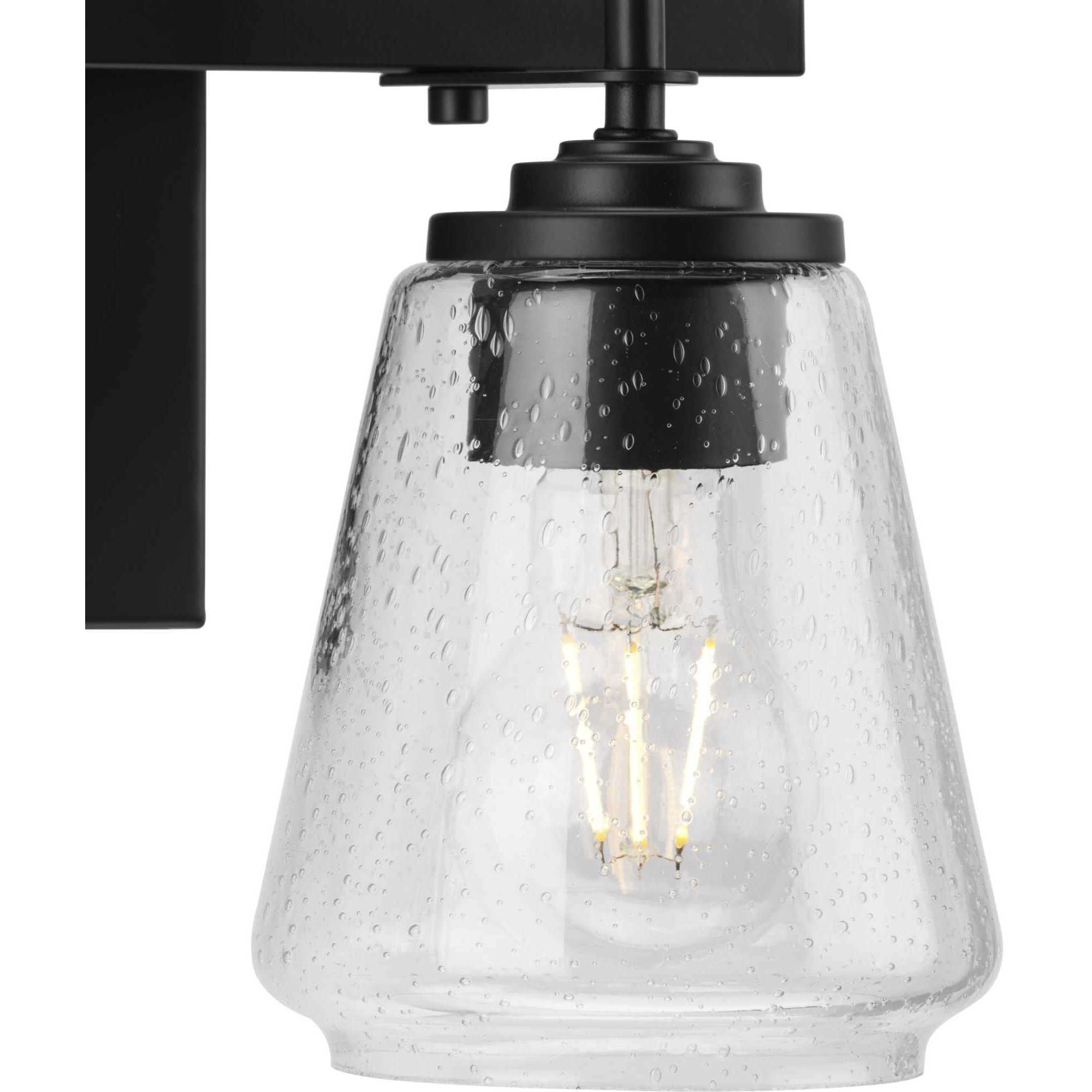 Martenne 2 Light 14 inch Matte Black Bathroom Vanity Light Wall Light