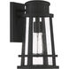 Dunham 1 Light 13 inch Earth Black Outdoor Wall Lantern
