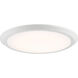 Verge LED 20 inch Fresco Flush Mount Ceiling Light in White Lustre