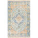 Sabene 90 X 60 inch Sky Blue/Burnt Orange/Lime/Navy/Dark Green/White Rugs