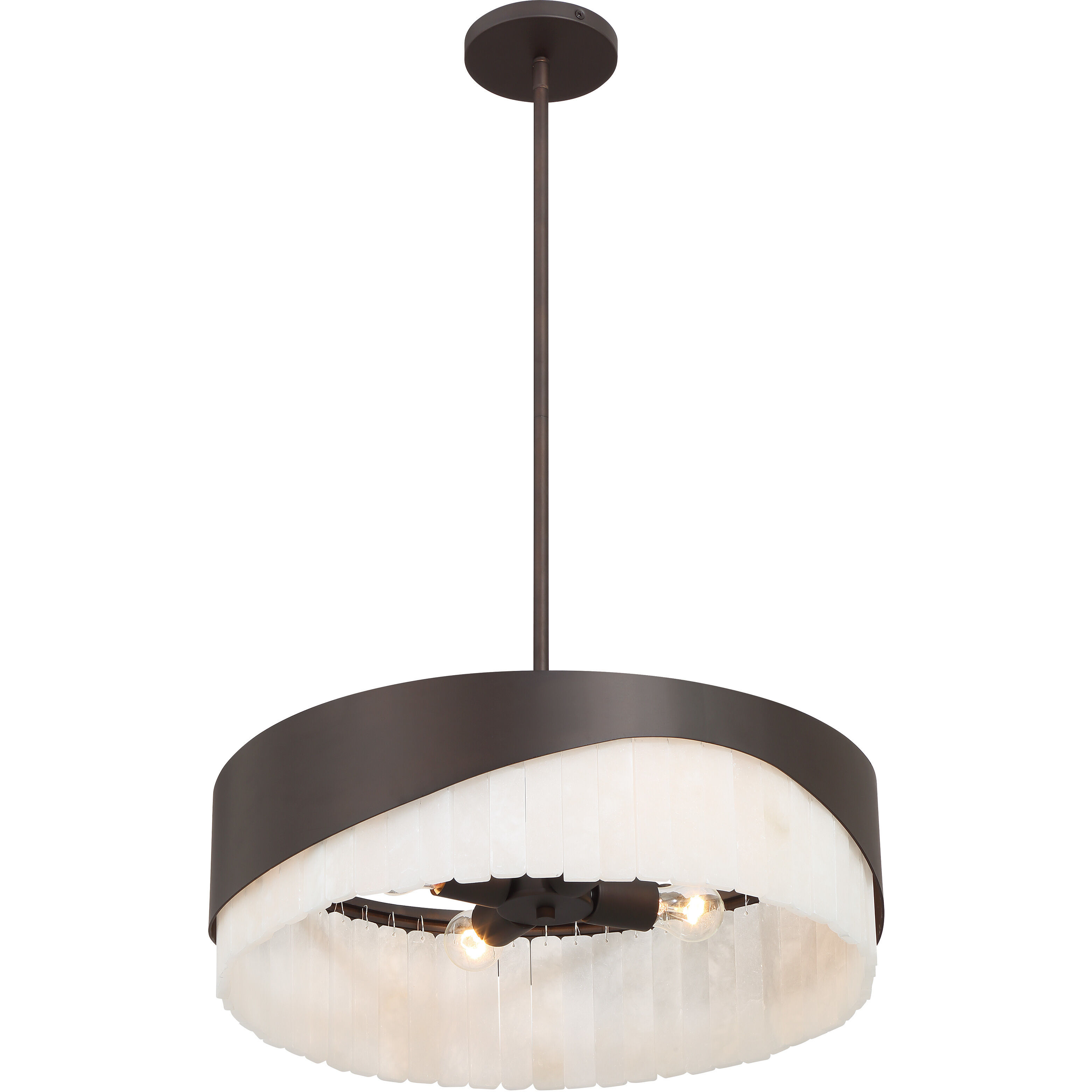 Sway 4 Light 20 inch Dark Bronze Pendant Ceiling Light