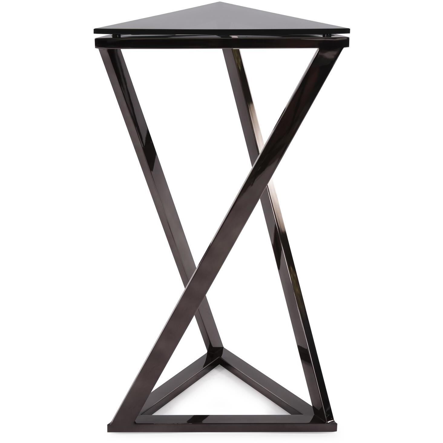 Talen Twist 32.25 X 18.5 inch Nickel Table