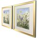 Summer Wildflowers Green and Yellow and Blue and Multi Framed Art, Propac