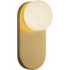 Alora Mood Ariel 1 Light 5.63 inch Brushed Gold Wall/Vanity Light Wall Light