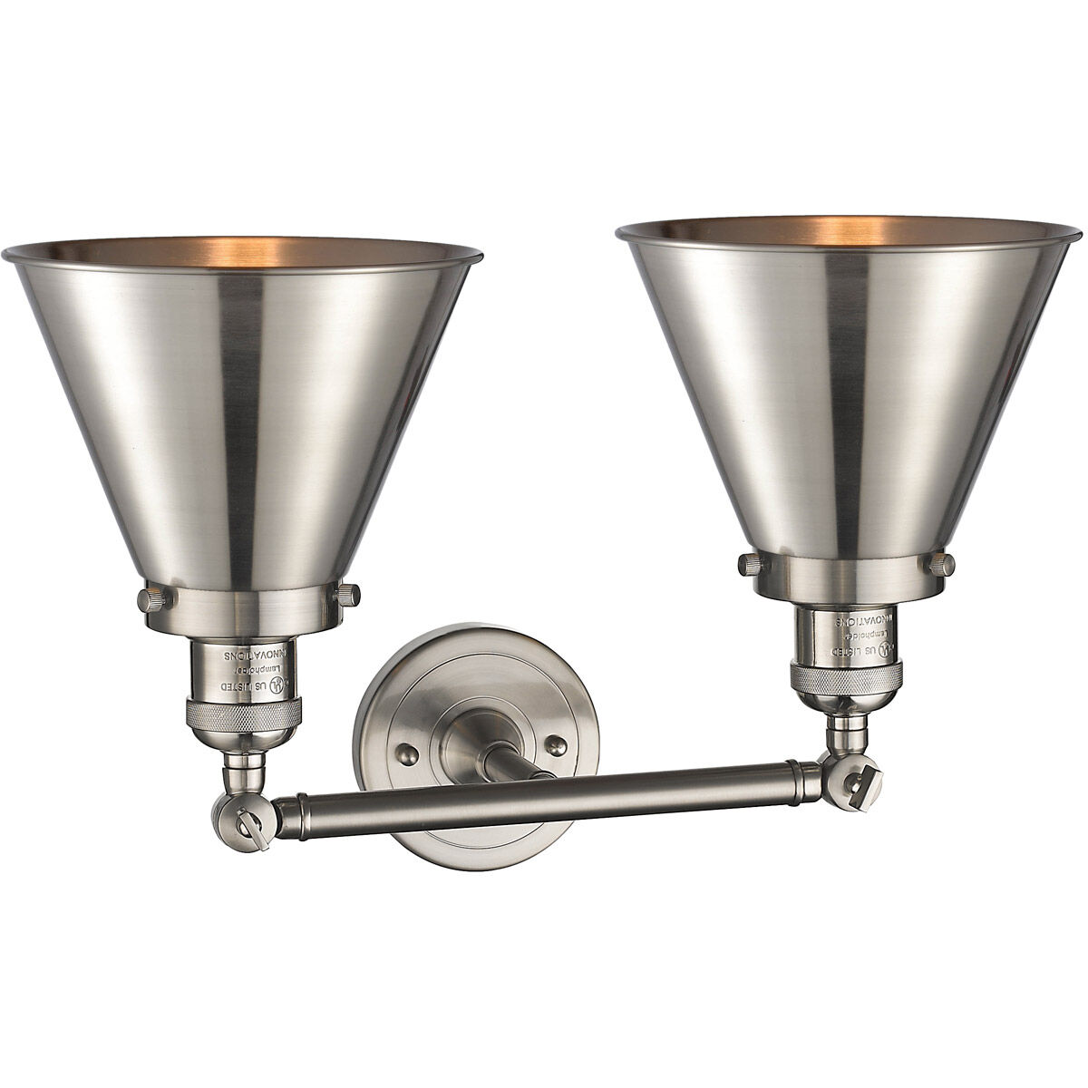 Franklin Restoration Appalachian LED 18 inch Brushed Satin Nickel Bath Vanity Light Wall Light, Franklin Restoration