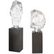Crystal Peak 13 X 3.5 inch Sculptures, Set of 2