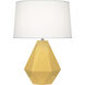 Delta 22.5 inch 150 watt Sunset Yellow Table Lamp Portable Light