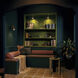 Ruehl 1 Light Lacquered Bronze Flush Mount Ceiling Light