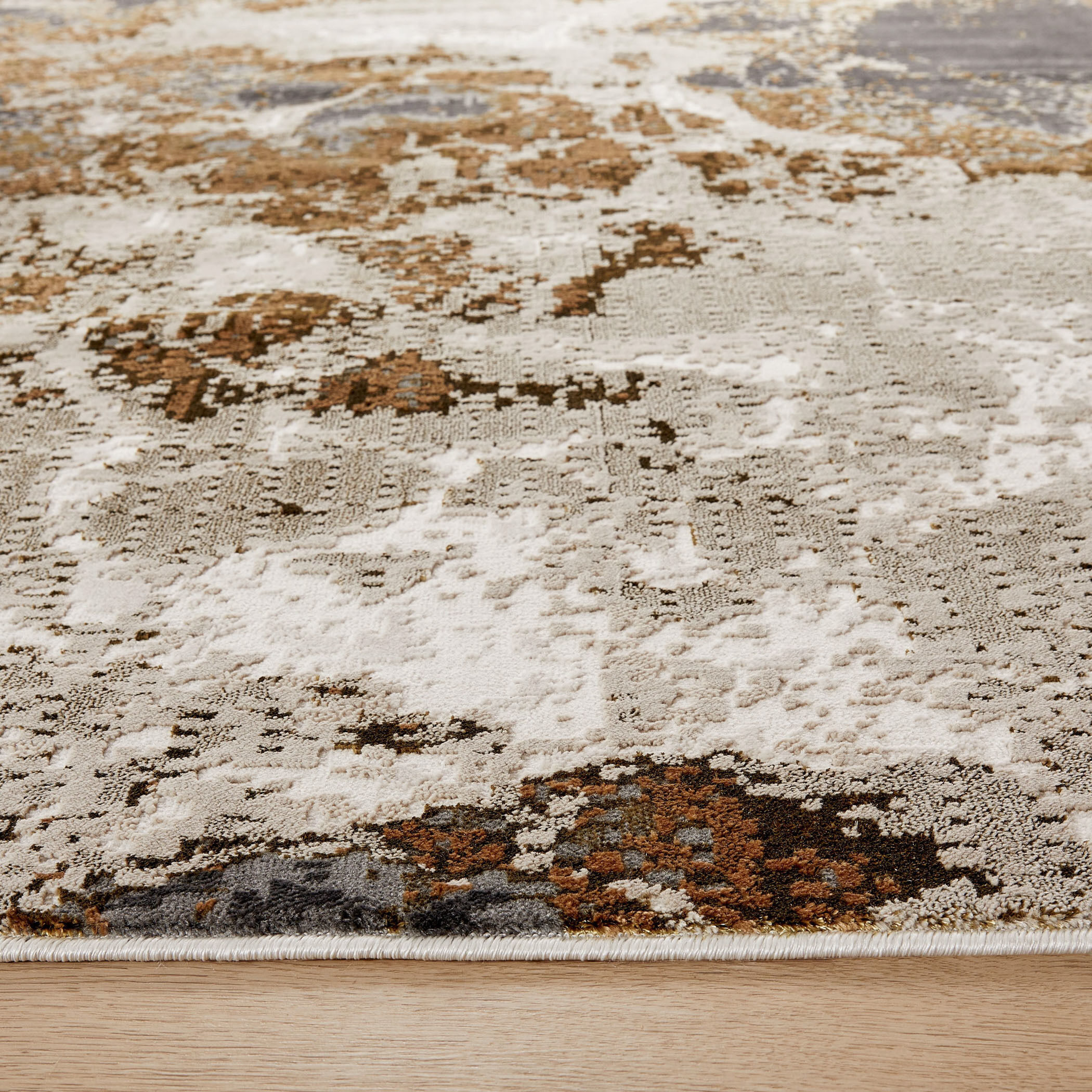 Artema 130 X 94 inch Gold Rug in 8 x 11