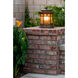 Santa Barbara VX 15 inch 40 watt Sienna Outdoor Deck Lantern