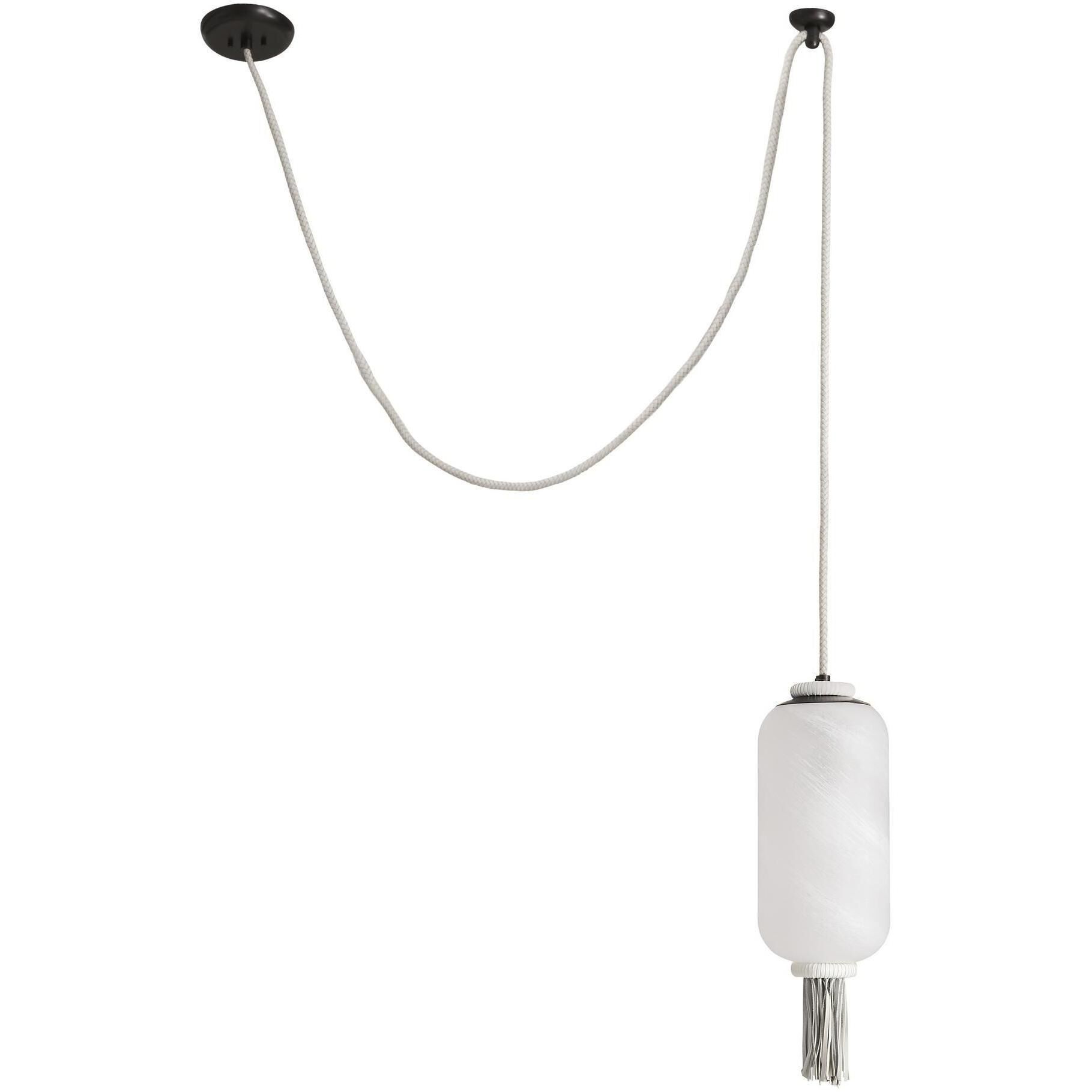 Leandra 1 Light 8 inch White Swag Pendant Ceiling Light