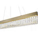 Canada LED 12 inch Gold Chandelier Ceiling Light