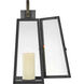 Hugh 7.5 inch Black Outdoor Lantern