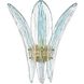Fiore 1 Light 10.25 inch Antique Gold Leaf Sconce Wall Light