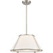 Regalia 1 Light 18 inch Satin Nickel Pendant Ceiling Light