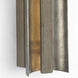 Anne-Marie Barton Remi Sconce Wall Light in Mottled Pewter and Warm Walnut