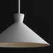 Paloma 1 Light 17.75 inch Textured White Pendant Ceiling Light
