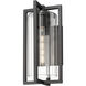 Aura Outdoor Wall Light in Black, G9