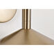Corrine LED 9.88 inch Burnished Brass Vanity Light Wall Light