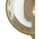 MarjieScope 1 Light 9.5 inch Antique Brass Wall Sconce Wall Light, Marjorie Skouras Collection