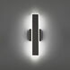 Bastone LED 18.03 inch Black Outdoor Wall Light in 3000K, dweLED