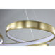 Canada LED 23.6 inch Gold Chandelier Ceiling Light