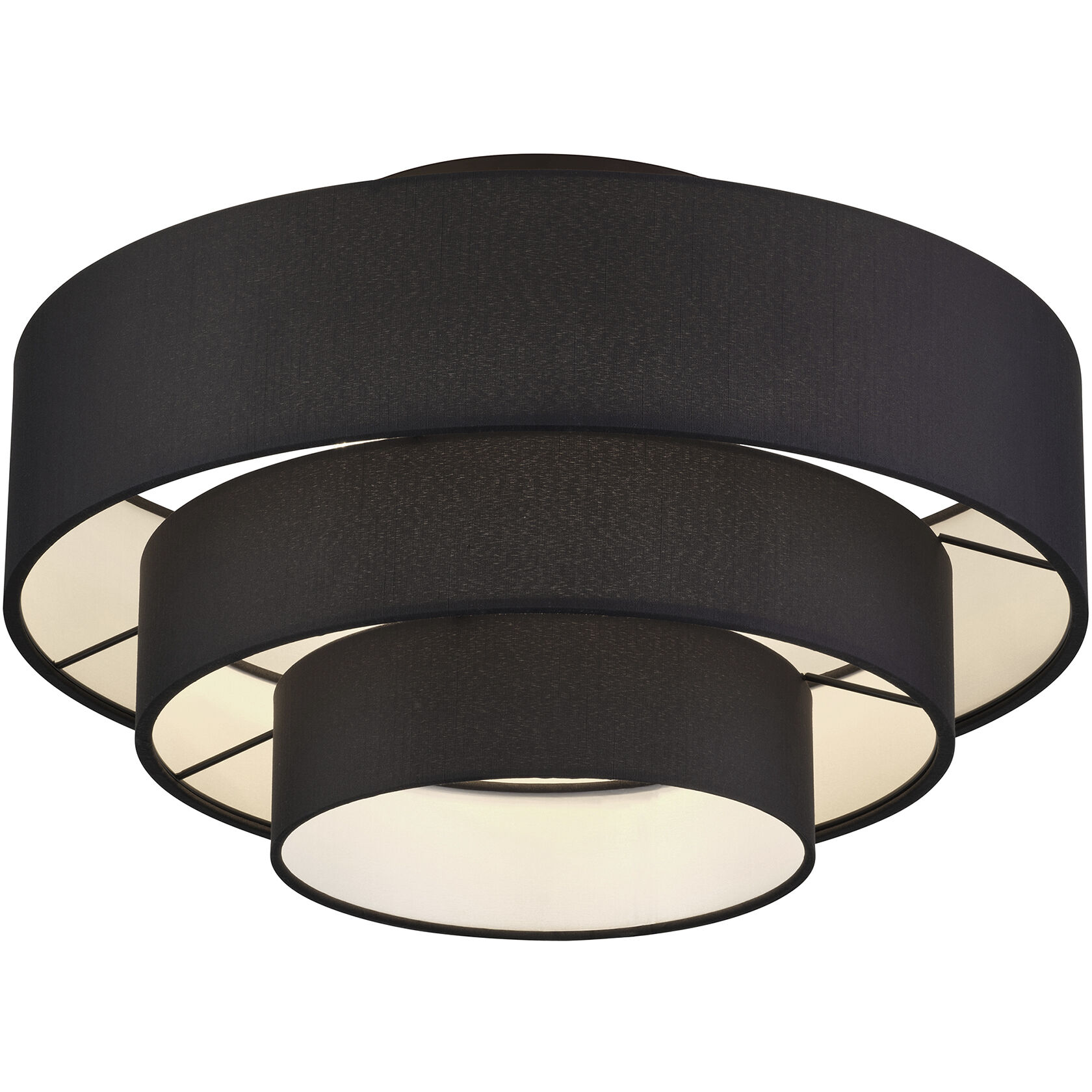 Bainbridge 4 Light 21 inch Black Semi Flush Mount Ceiling Light, Extra Large
