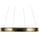 Larousse LED Champagne Bronze Chandelier Ceiling Light