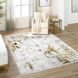 Eclectic Luxe 36 X 24 inch Gold Rug in 2 x 3