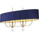 Van Noord 6 Light 48 inch Oxidized Aged Brass Island Chandelier Ceiling Light