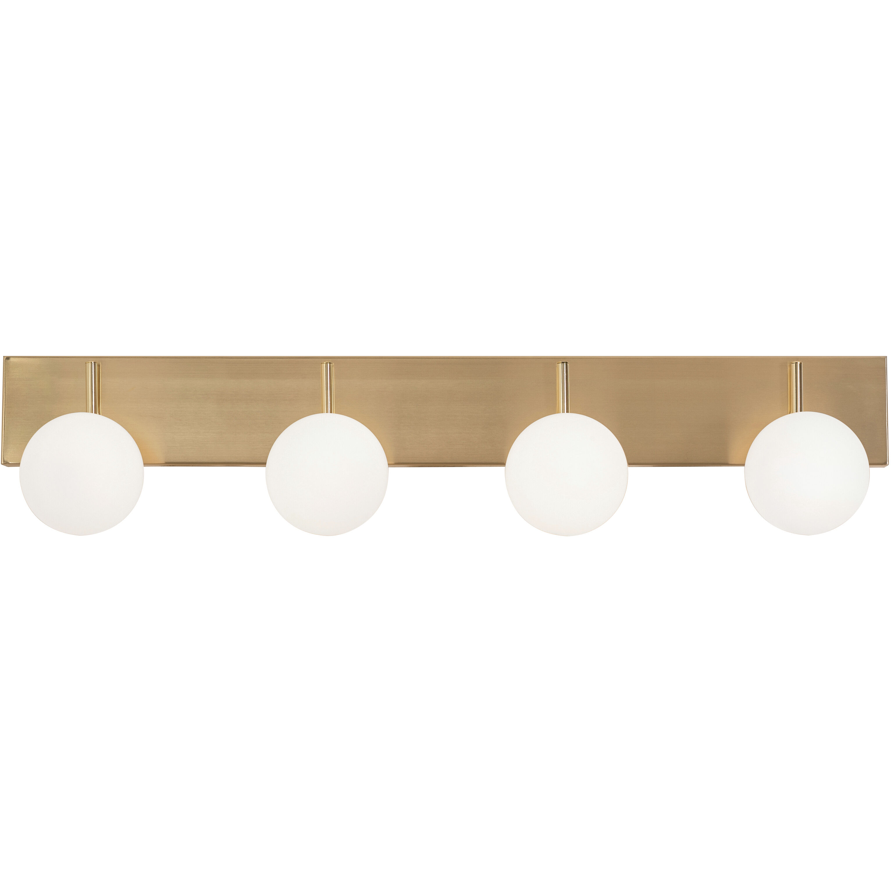 Metropolitan LED 7.3 inch Satin Brass Bath Vanity Wall Light