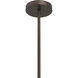 Vestra LED 10.5 inch Dark Bronze Pendant Ceiling Light