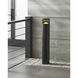 Sean Lavin Arkay Three 120 15.3 watt Black Outdoor Bollard in LED 80 CRI 4000K, Button Photocontrol, Integrated LED
