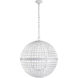 AERIN Mill 6 Light 30 inch Plaster White Globe Lantern Pendant Ceiling Light, Large