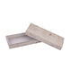 Salem 16 X 6 inch White Burl Wood with Satin Nickel Box