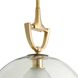 Estribo 1 Light 16 inch Antique Brass Pendant Ceiling Light