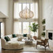 Bask 9 Light 32 inch Gold Dust Pendant Ceiling Light