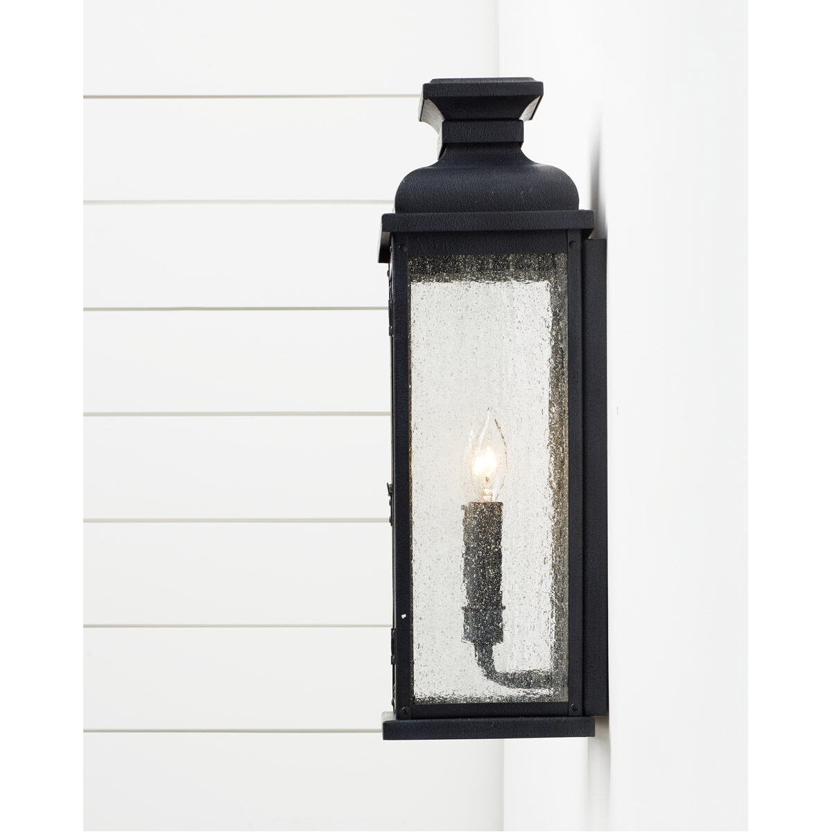 Sean Lavin Pediment 2 Light 18.13 inch Dark Weathered Zinc Outdoor Wall Lantern